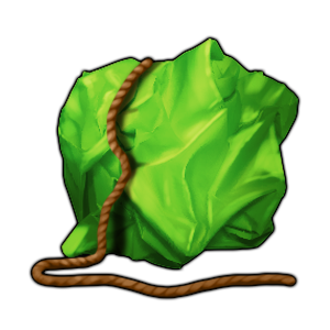 crumpled_green_wrapping_paper